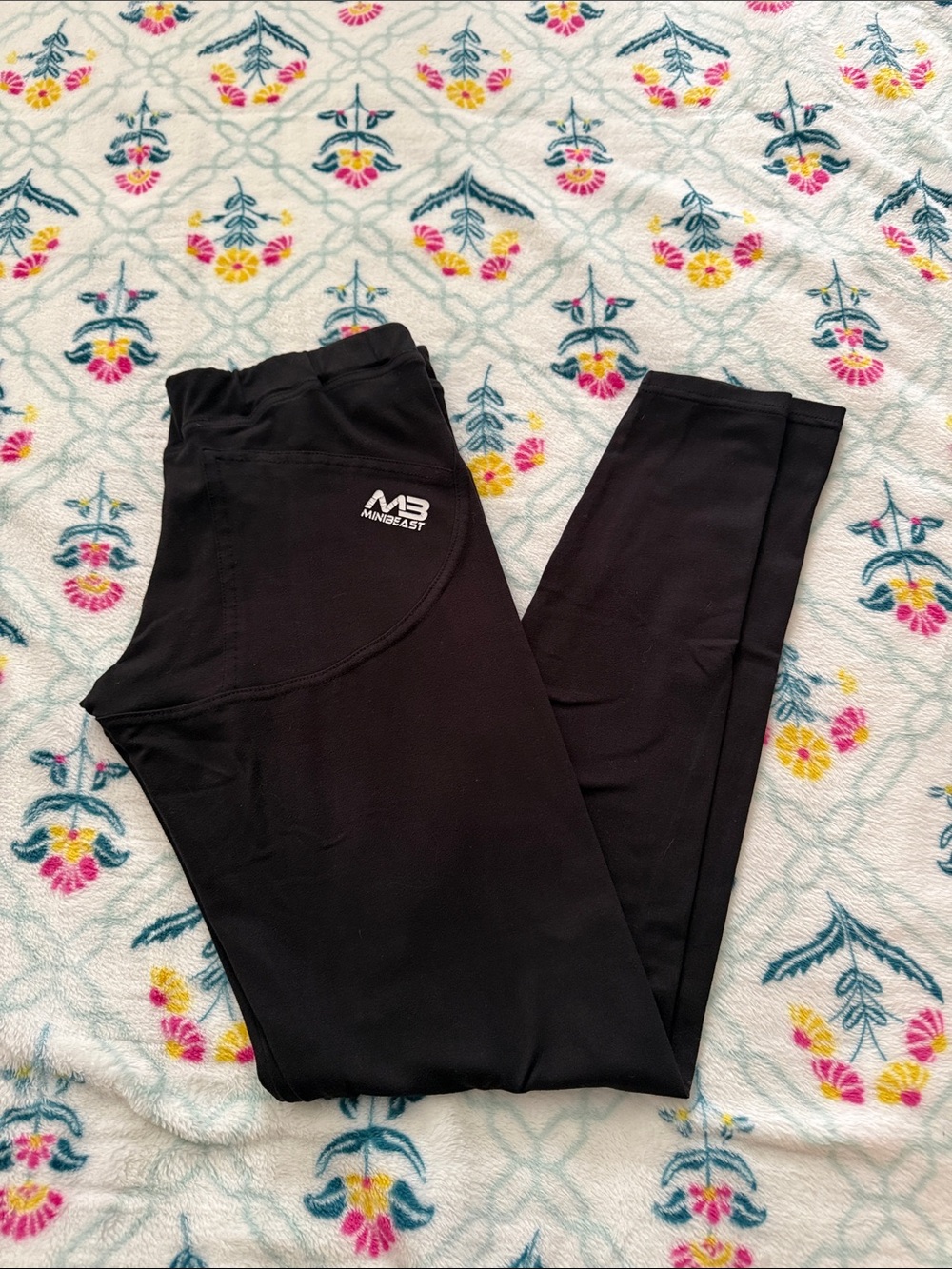 Mindbeast Black High-Waist Active Leggings